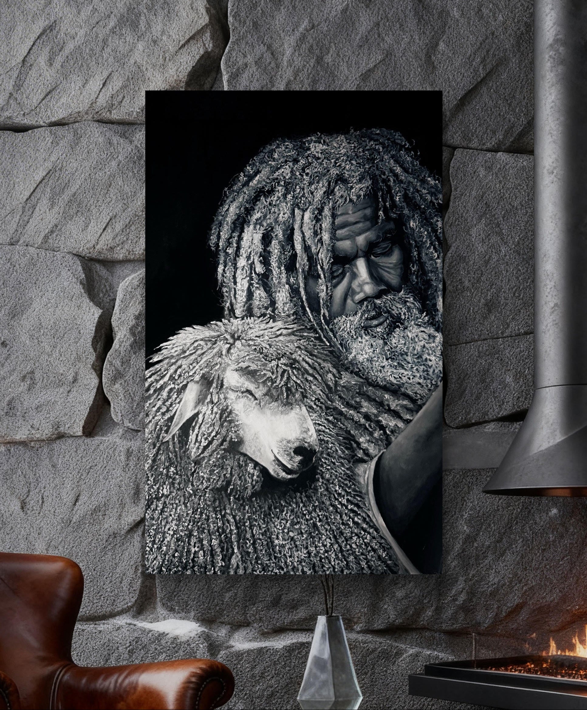 "The Cherished Ewe Lamb" Original